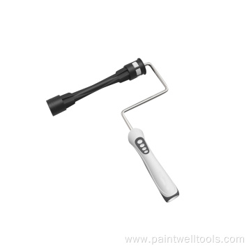 Plastic cage style Aluminium shaft PP and TPR handle Painting roller frame